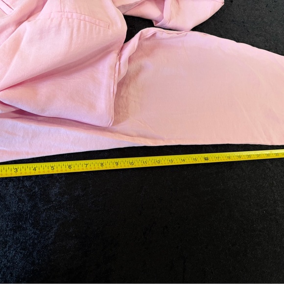 Zara Pink High Waist Wide Leg Trousers Size Small - Picture 6 of 8